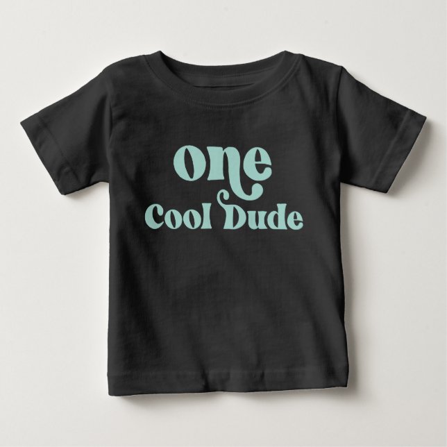 Camiseta De Bebé Un Chico Genial Cumple 1 Año (Anverso)
