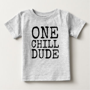 Camiseta De Bebé Un Chill   Tee gráfico de moda callejera