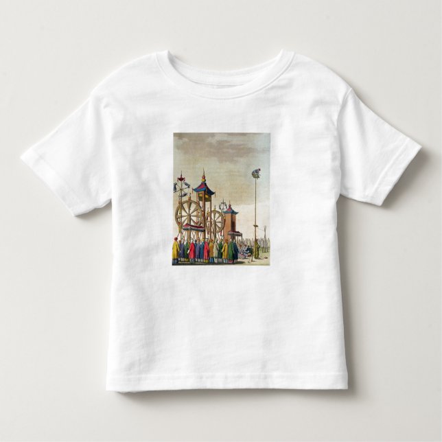 Camiseta De Bebé Un circo chino, ilustracion de 'Le Costume An (Anverso)