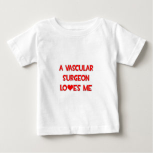 Camiseta De Bebé Un cirujano vascular me ama