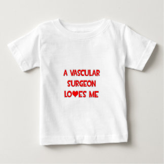 Camiseta De Bebé Un cirujano vascular me ama