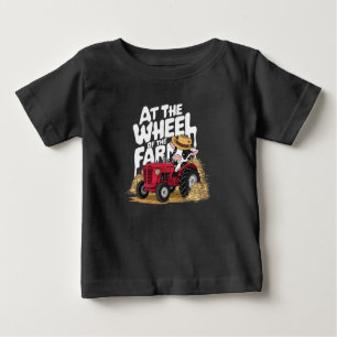 Camiseta De Bebé Un coche de explotación de vacas