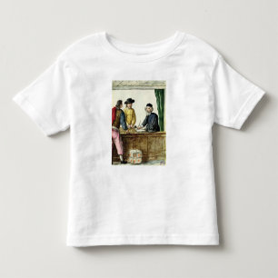 Camiseta De Bebé Un comerciante judío con dos clientes
