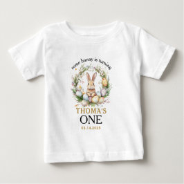 Camiseta De Bebé Un conejo de Pascua cumple 1 año