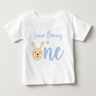 Camiseta De Bebé Un conejo es una Pascua de Aniversario