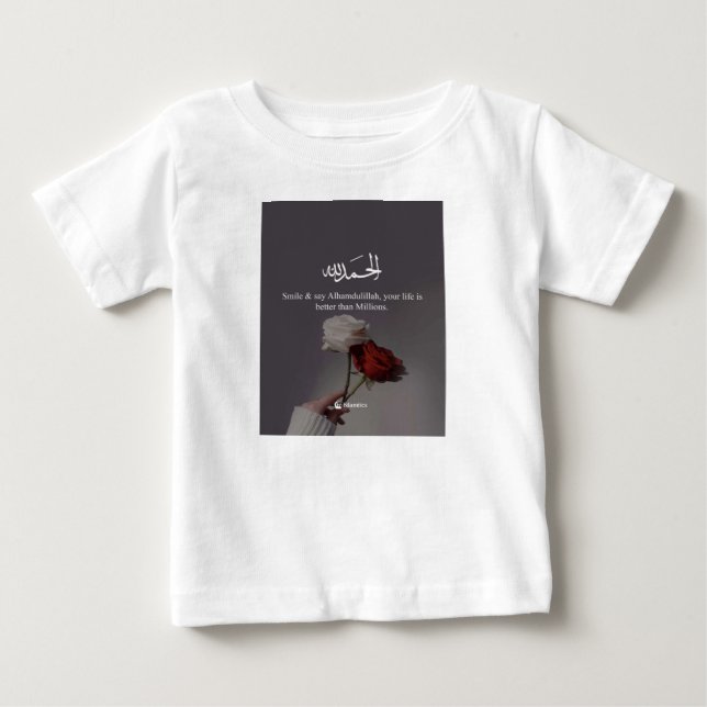 Camiseta De Bebé Un corazón lleno de gratitud (Anverso)