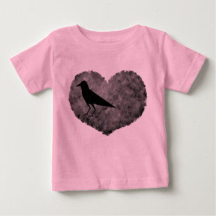 Camiseta De Bebé Un cuervo puntiagudo en tu barriga