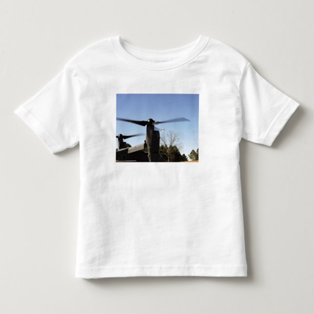 Camiseta De Bebé Un CV-22 Osprey se prepara para despegar (Anverso)
