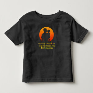 Camiseta De Bebé Un Día Serás Grande Bebé – Amor de Padres Bebé