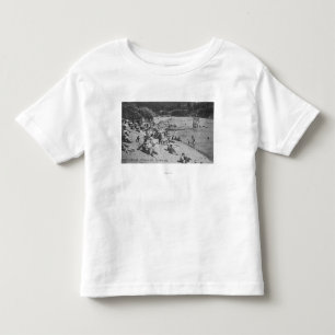 Camiseta De Bebé Un día típico en la playa de Sandy Monte Río, C