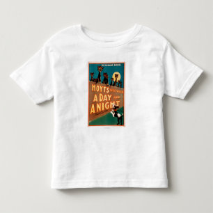 Camiseta De Bebé "Un día y gatos y perros de una noche" musicales