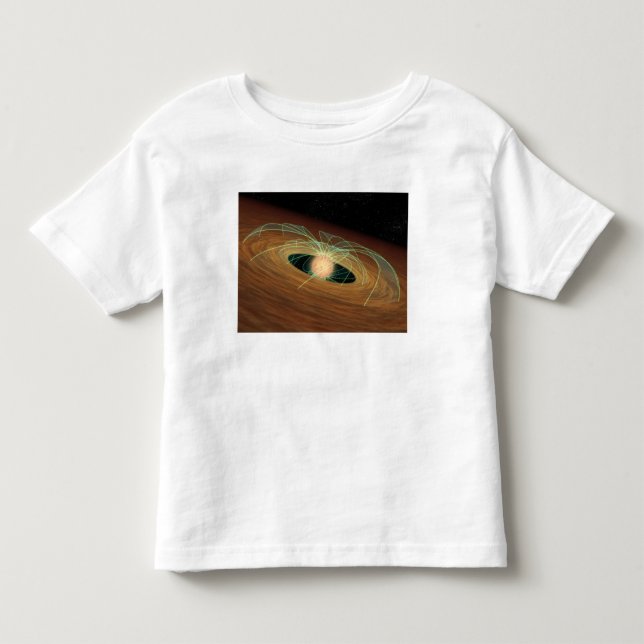 Camiseta De Bebé Un disco polvoriento de formación de planetas en ó (Anverso)