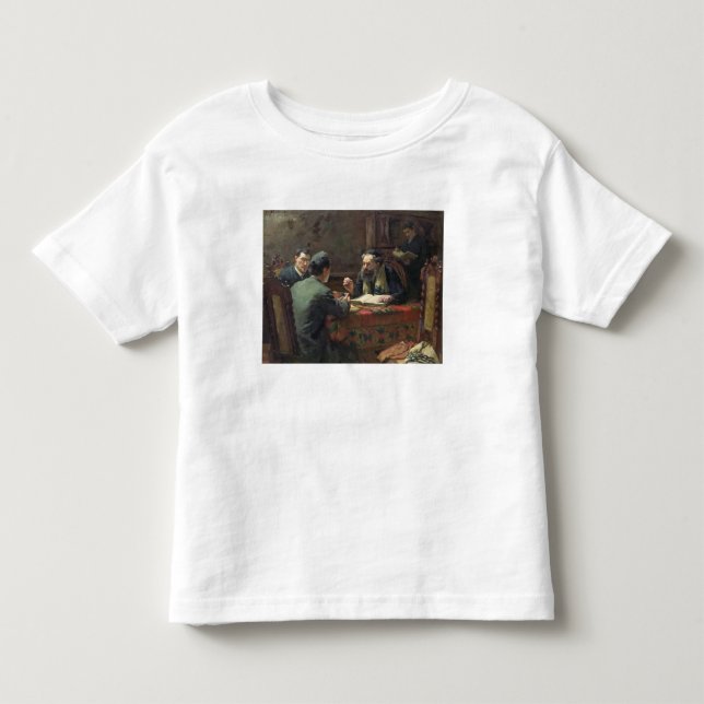 Camiseta De Bebé Un discusión teológico, 1888 (Anverso)