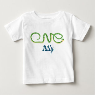 Camiseta De Bebé Un diseño salvaje de serpiente con nombre