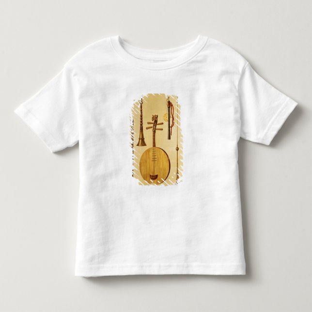 Camiseta De Bebé Un dizi, un sona, un yueqin, chino, un hich (Anverso)