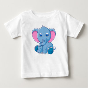 Camiseta De Bebé Un elefante pequeño
