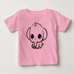 Camiseta De Bebé Un elefante pequeño