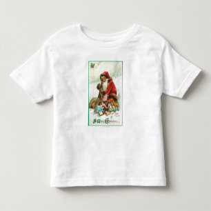 Camiseta De Bebé Un embalaje de Santa de las Felices Navidad juega