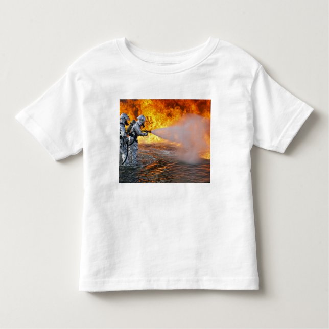 Camiseta De Bebé Un equipo de rescate de bomberos (Anverso)