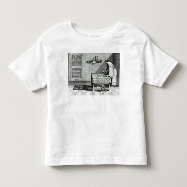 Camiseta De Bebé Un escribano chino (Anverso)