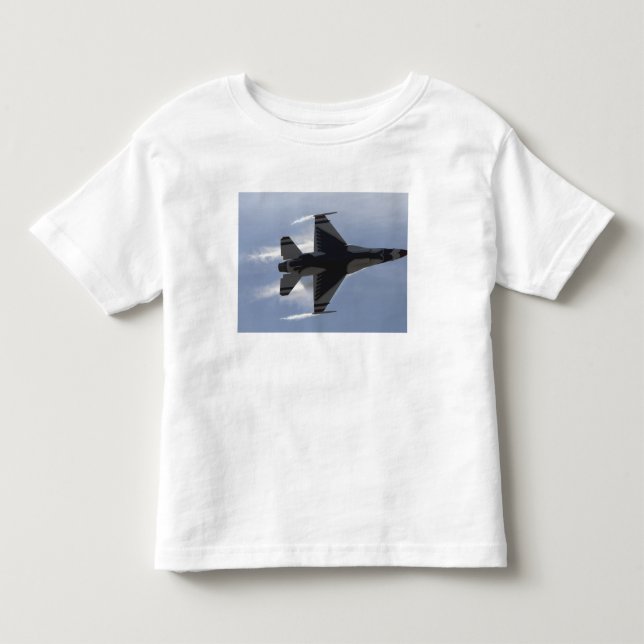 Camiseta De Bebé Un F-16 Fighting Falcon provoca altos G (Anverso)
