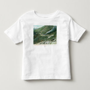 Camiseta De Bebé Un ferrocarril escénico ViewMt. Tamalpais, CA