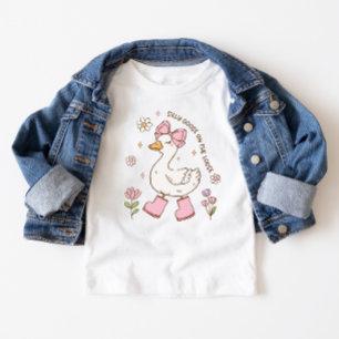 Camiseta De Bebé Un ganso tonto rosa cumpleaños 1