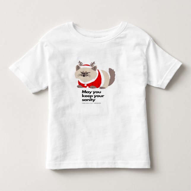 Camiseta De Bebé Un gato gracioso (Anverso)