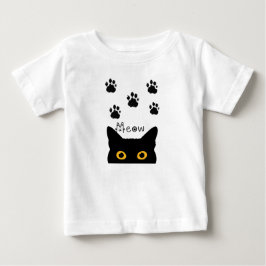 Camiseta De Bebé un gato lindo