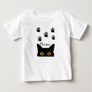 Camiseta De Bebé un gato lindo