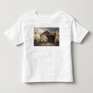 Camiseta De Bebé Un herrador que calza un caballo