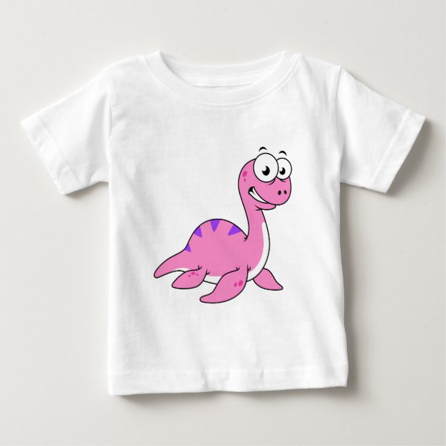 Camiseta De Bebé Un Ilustracion Agradable Del Monstruo De Loch Ness (Anverso)