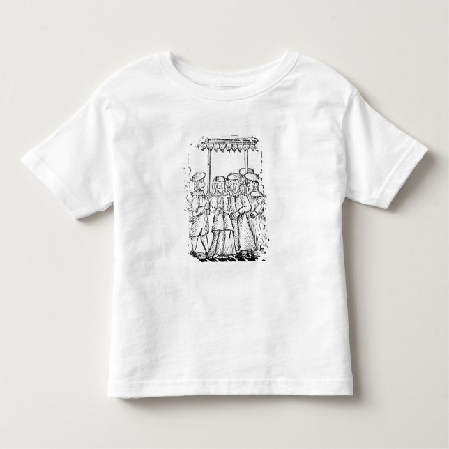 Camiseta De Bebé Un ilustracion de un boda judío (Anverso)
