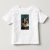Un indio Madonna del cuervo y niño