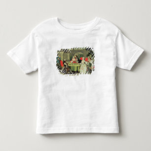 Camiseta De Bebé Un jardín ornamental con las figuras elegantes