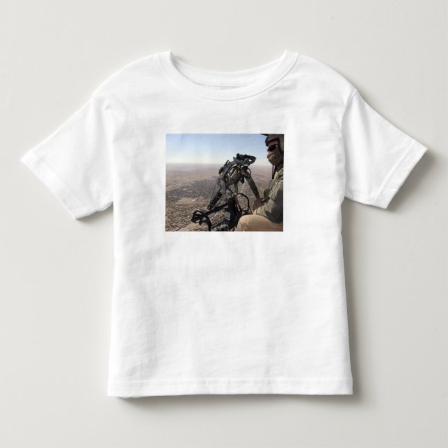 Camiseta De Bebé Un jefe de tripulación busca actividad sospechosa (Anverso)