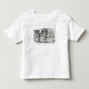 Camiseta De Bebé Un juego del tenis real con las baladas del