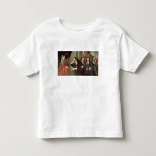 Camiseta De Bebé Un juez y tres abogados, escuela veneciana (aceite