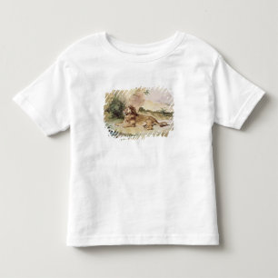 Camiseta De Bebé Un león en el desierto, 1834