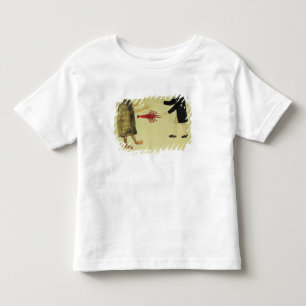 Camiseta De Bebé Un maorí trocando un cangrejo