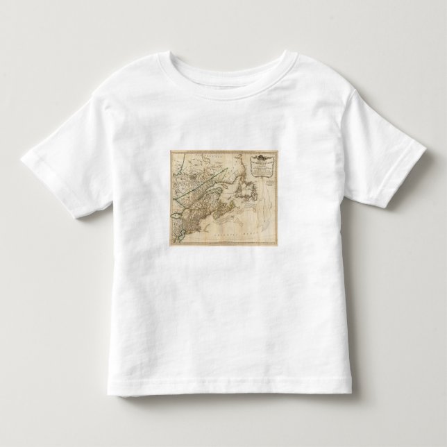 Camiseta De Bebé Un mapa general de las colonias británicas (Anverso)