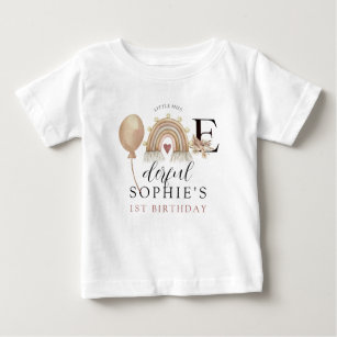 Camiseta De Bebé Un maravilloso cumpleaños del Chica Arcoiris