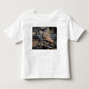 Camiseta De Bebé Un marine carga una ametralladora M-240G