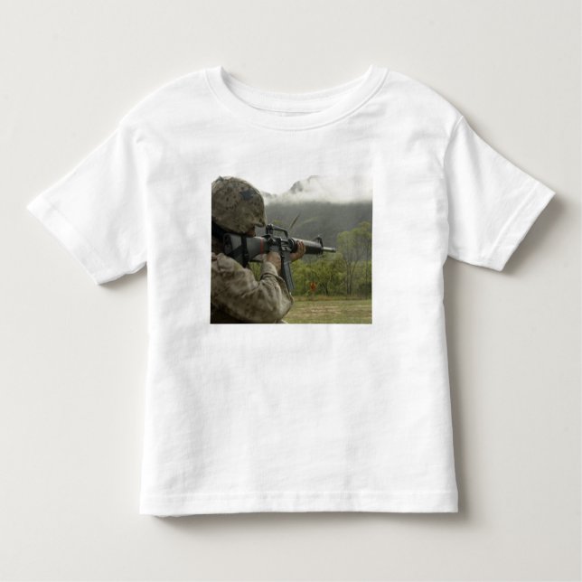 Camiseta De Bebé Un marine conduce drills (Anverso)