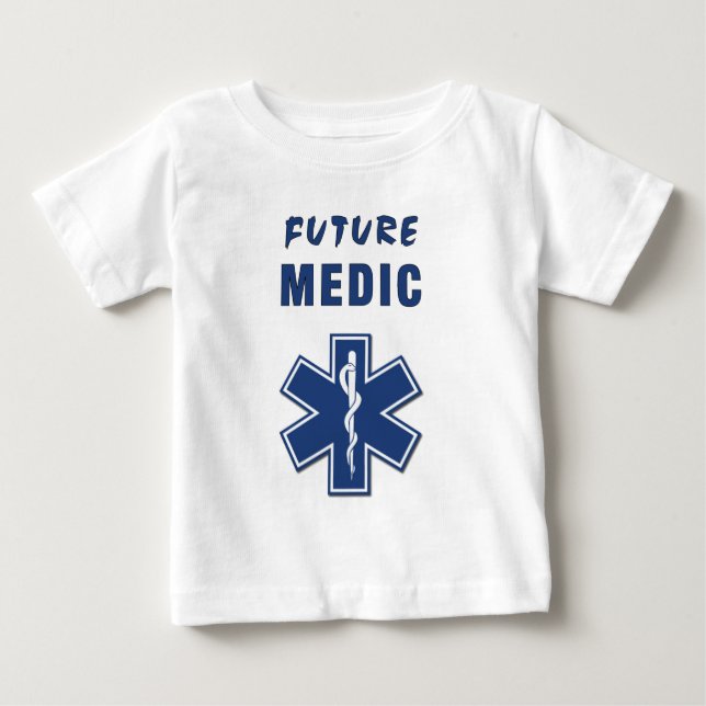 Camiseta De Bebé Un médico futuro (Anverso)