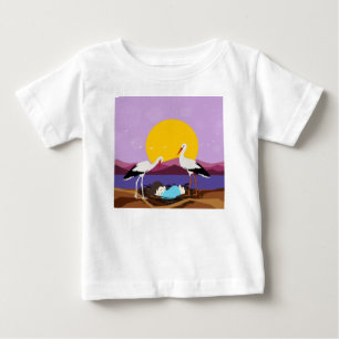 Camiseta De Bebé Un mensajero que adoptó a un bebé