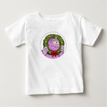 Un monstruo Navidad milagra una camiseta bebé