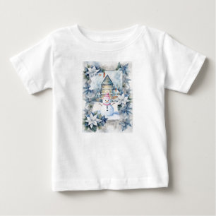CAMISETA DE BEBÉ UN NAVIDAD MUY NOVEDOSO SALIENDO