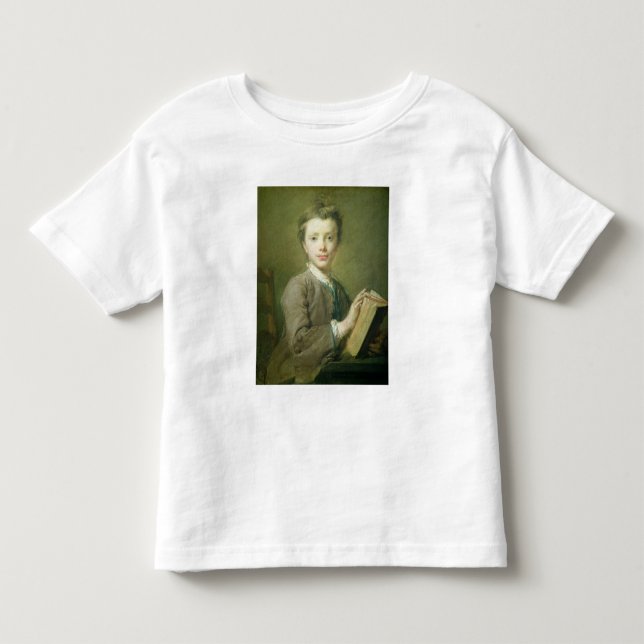 Camiseta De Bebé Un niño con un libro, c.1740 (Anverso)