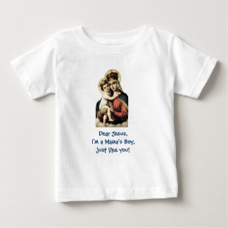 Camiseta De Bebé Un niño de mamá como una camisita de Jesús